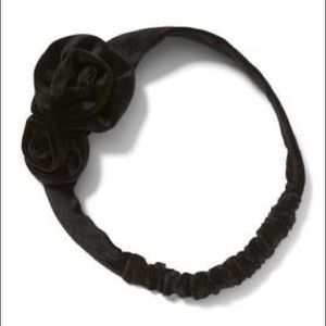 Janie and Jack Velvet Rosette Headband - NEW